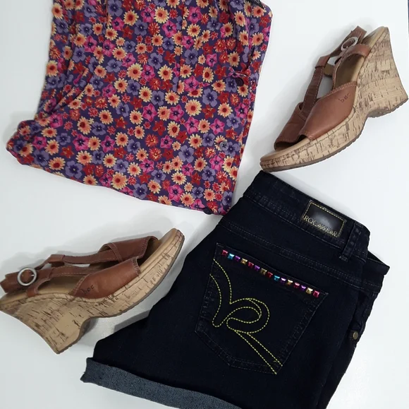 Bridgetown 100% Silk Floral Sleeveless Blouse EUC sz XL - Picture 6 of 8